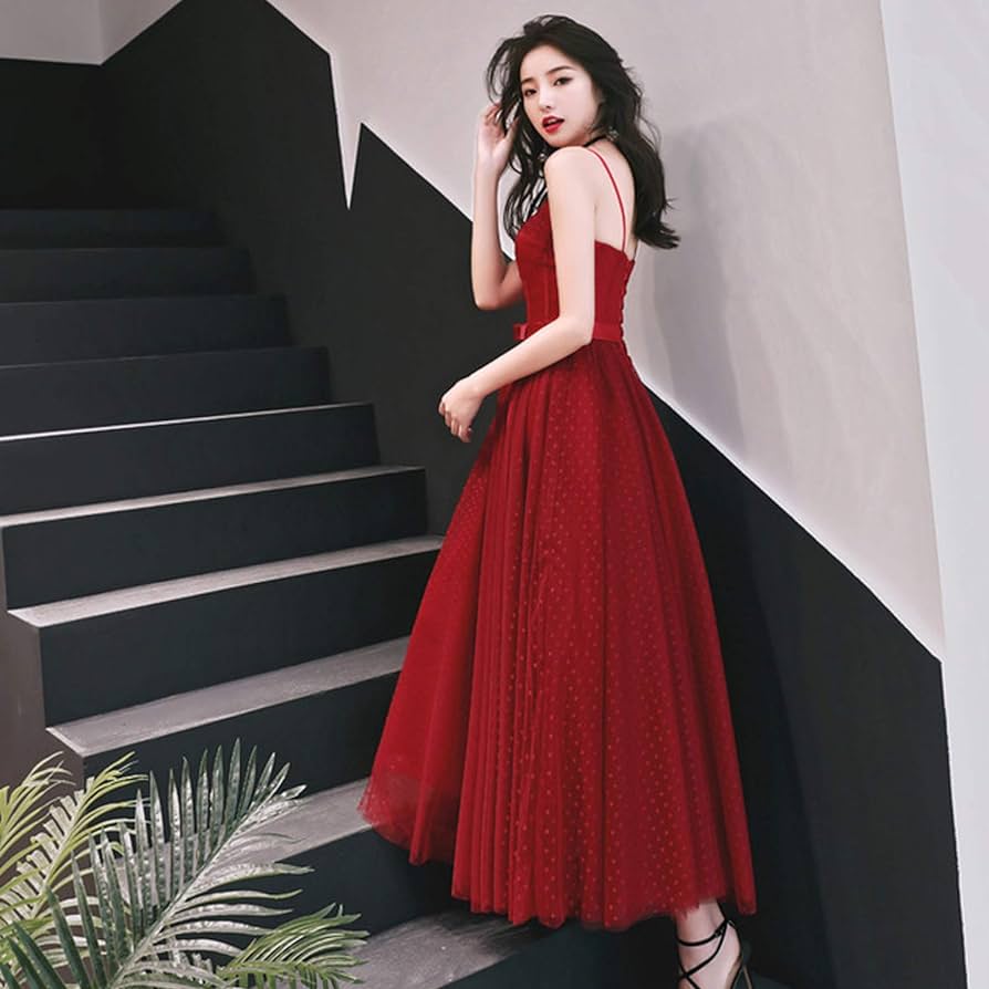 Impresionante y encantador vestido rojo, ¿qué zapatos quedarían mejor con él?插图