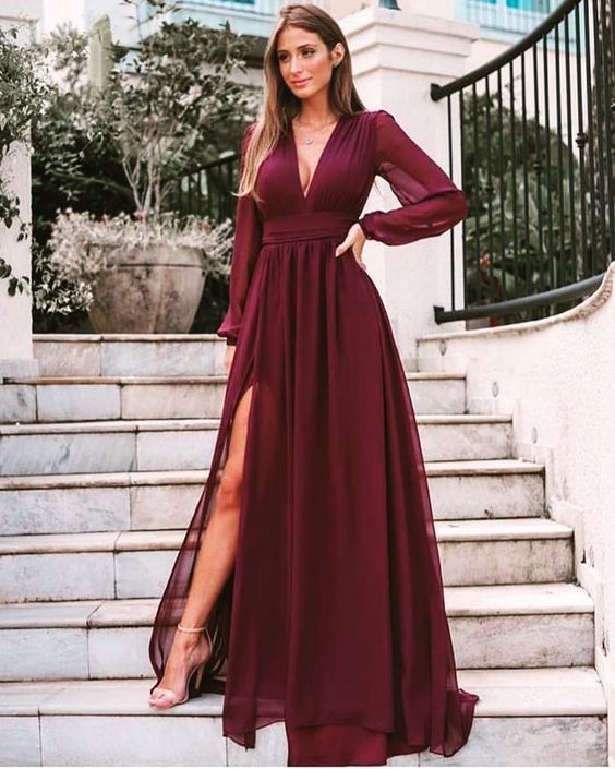 Long sleeve dresses for wedding guest: Stylish and Refined插图4