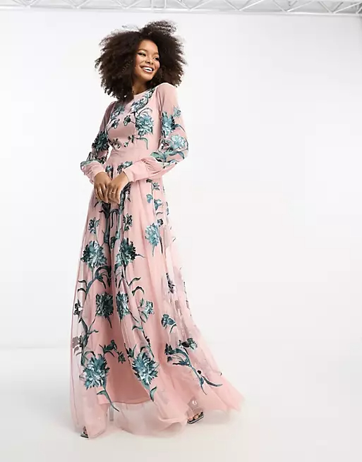 Long sleeve maxi dresses: Elevate Your Style with It插图4