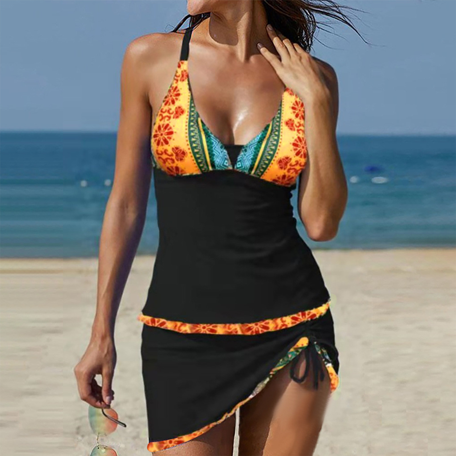 Tankini swimsuits with skirts