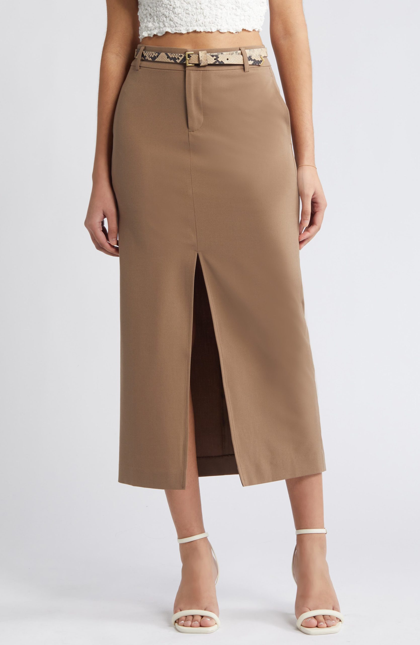 brown skirts