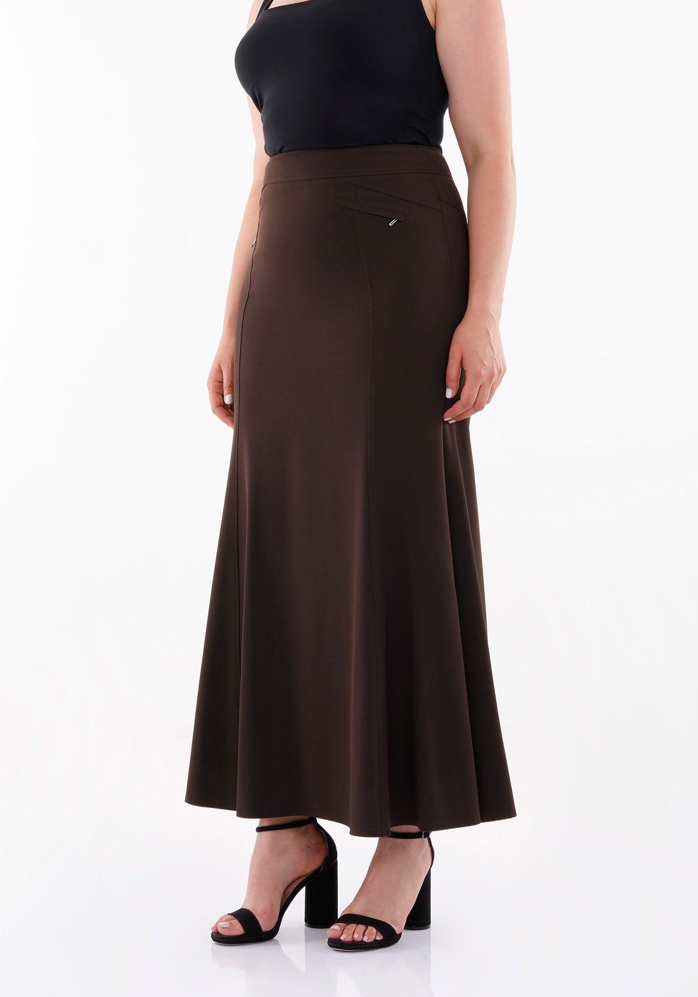 plus size long skirts