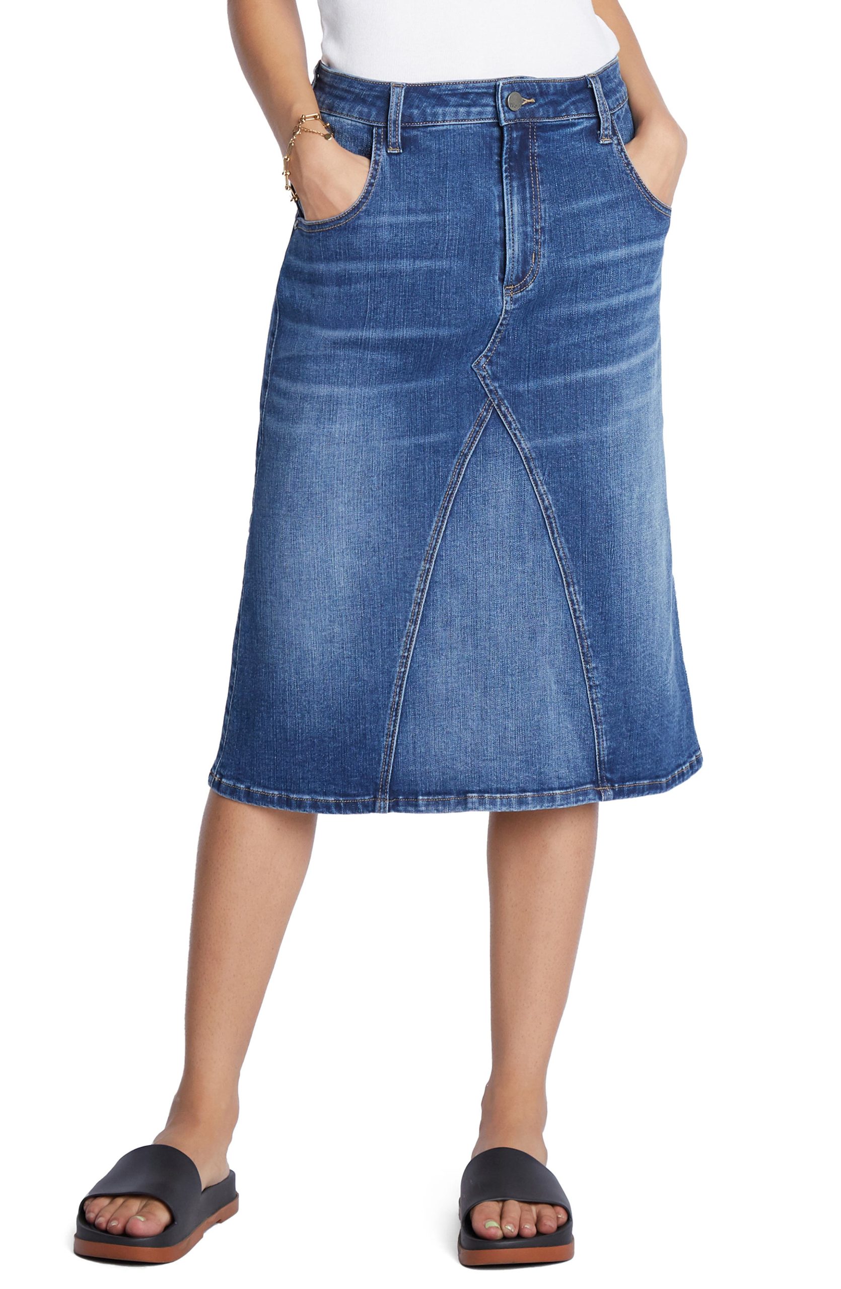 Womens denim skirts