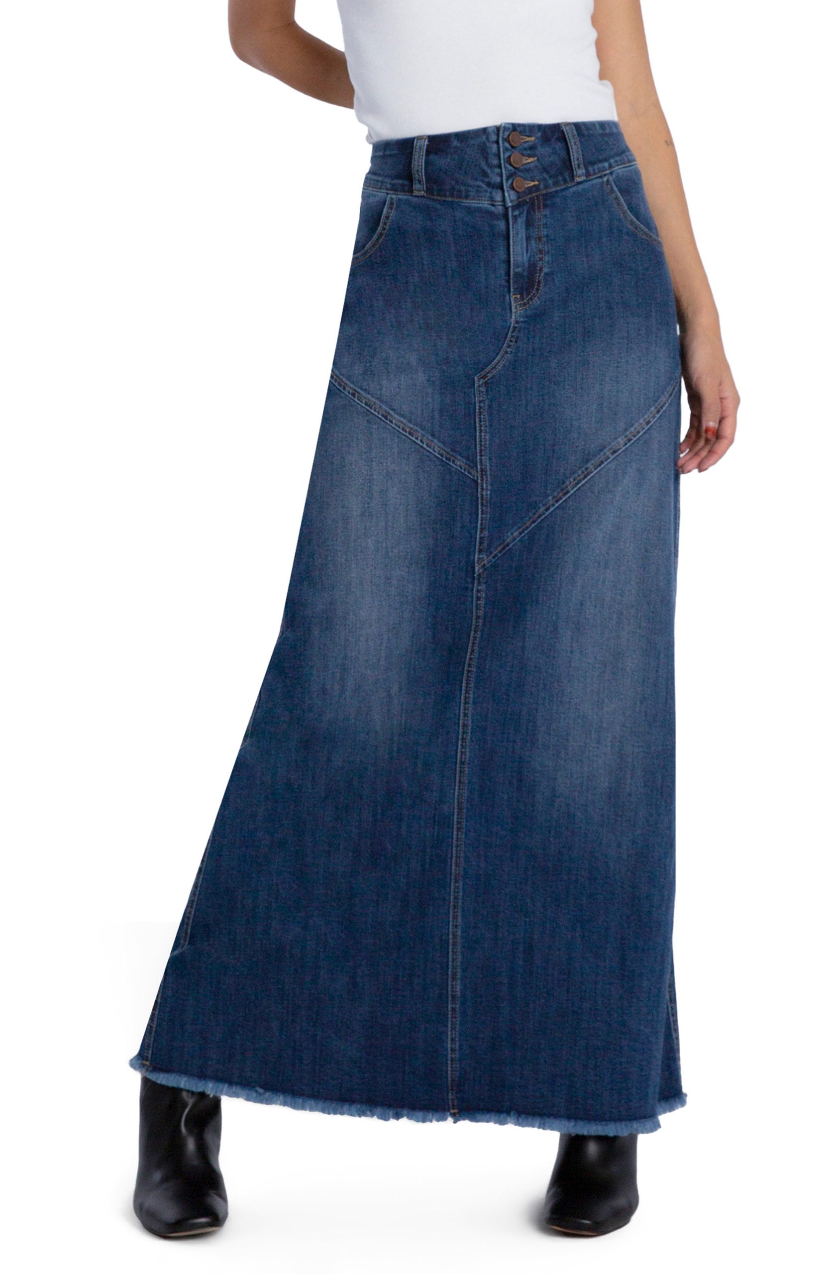 Womens denim skirts