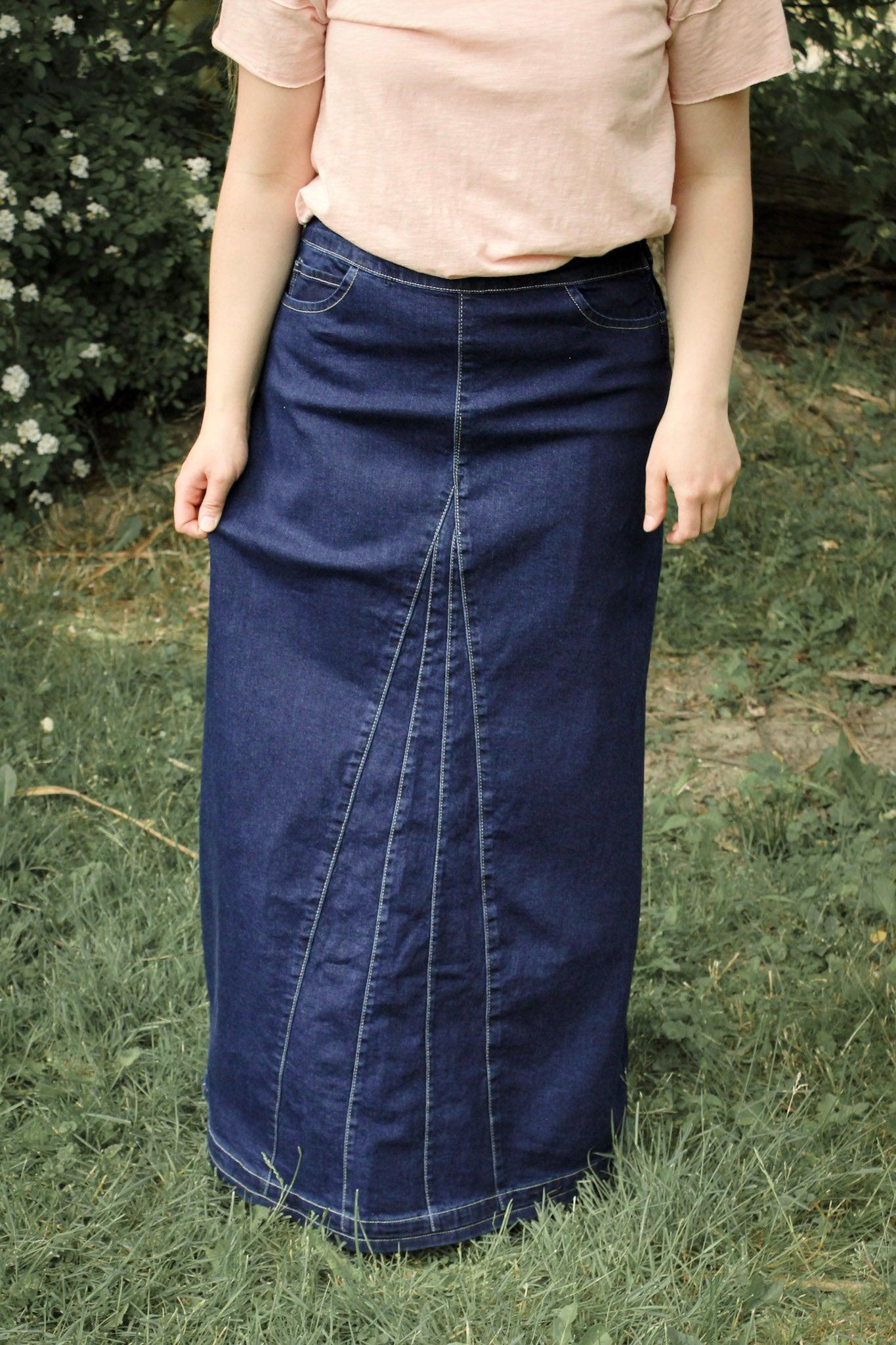 Modest denim skirts for Effortless Style缩略图