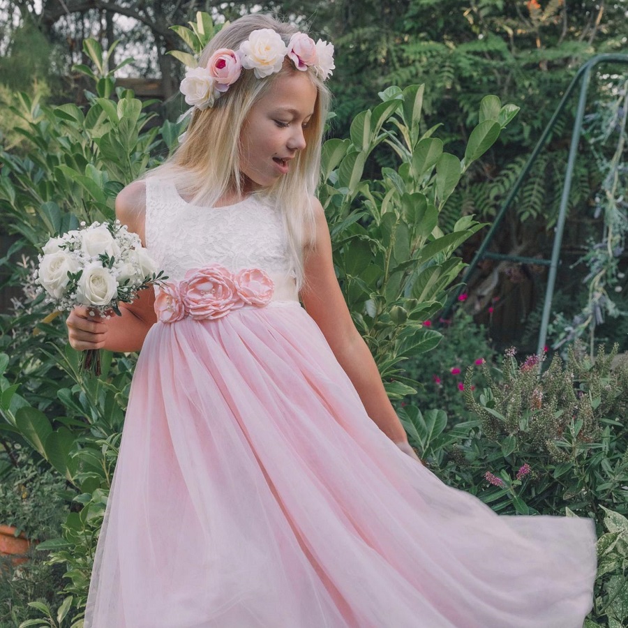 Baby pink dresses