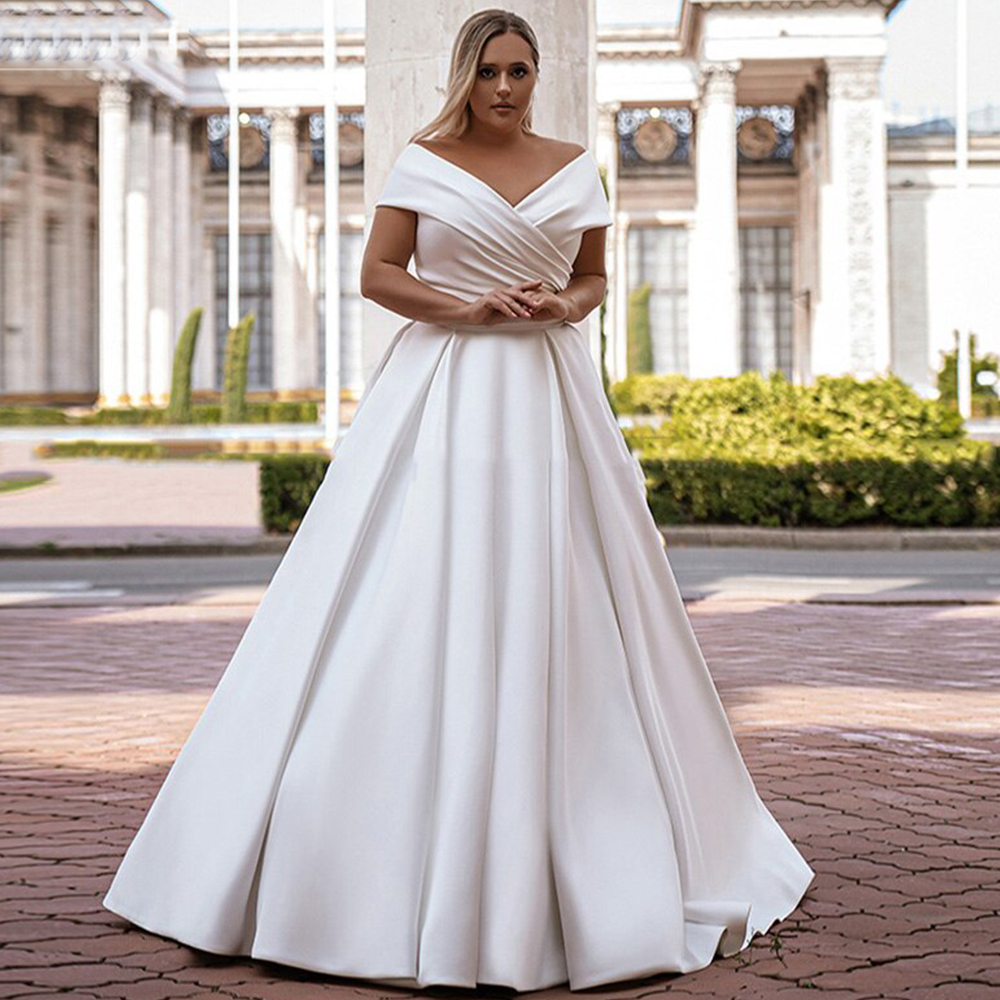 simple plus size wedding dresses