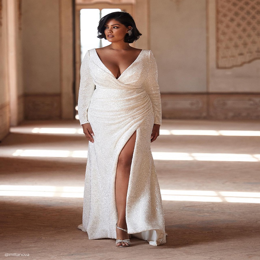 simple plus size wedding dresses