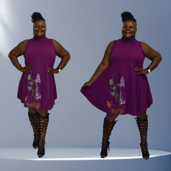 Plus size a line dresses