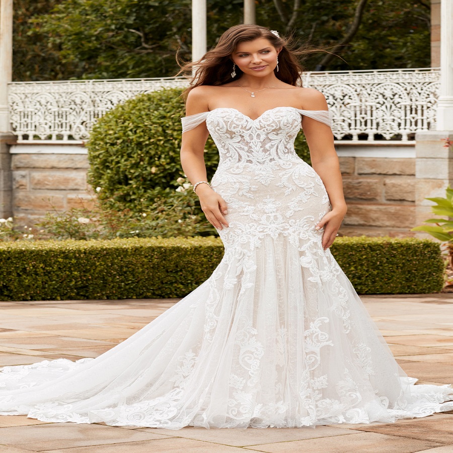 wedding dresses off the shoulder