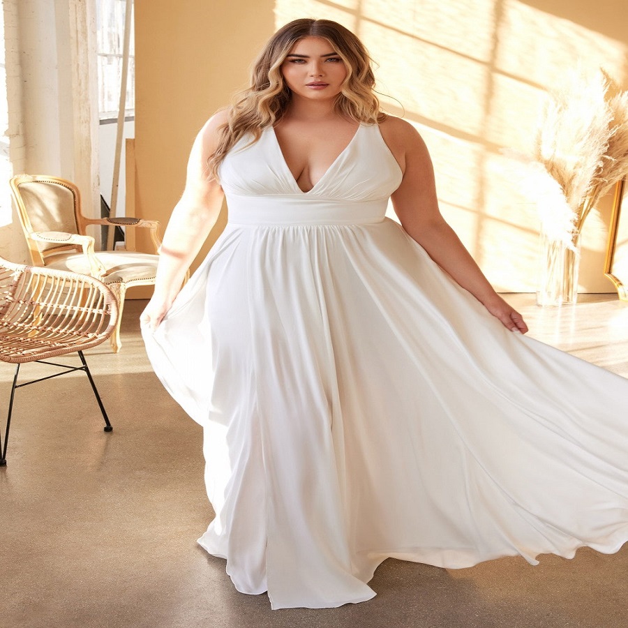 simple plus size wedding dresses