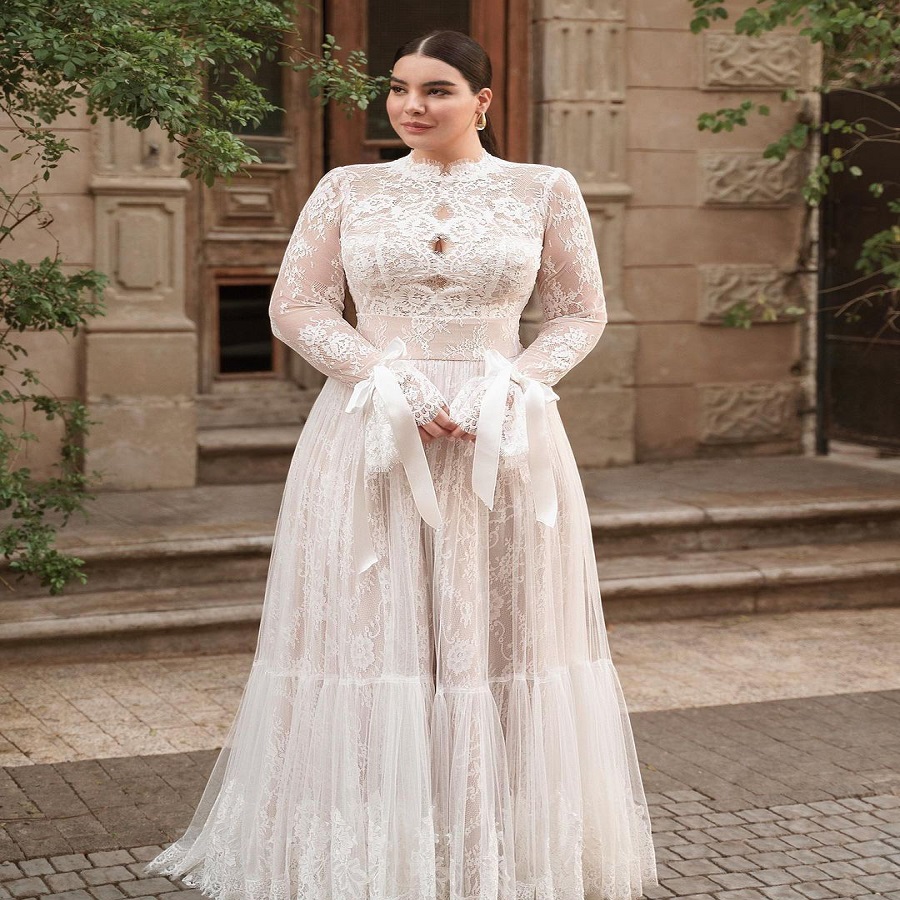 simple plus size wedding dresses