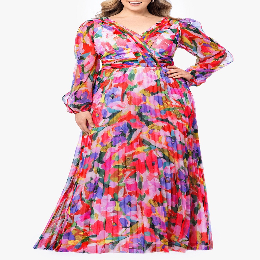 Plus Size Long Sleeve Dresses